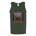 thumbnail image 2 of Wild Bobby, Main Street of America Route 66 Bike Motorcycle Cars and Trucks Mens Graphic Tank Top, Forest Green, X-Large, 2 of 3