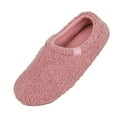 thumbnail image 2 of House Slippers For Women Washable Cotton Linen Home Slippers Indoor Quilted Solid Color Memory Foam Cozy Shoes With Arch Support Couple'S Wooden Floor Silent Slippers, 2 of 4