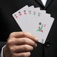thumbnail image 4 of 1 Set Waterproof Playing Cards Plastic Poker Mah-jongg Cards Tool Entertainment Prop for Home Bar Office, 4 of 6