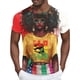 thumbnail image 1 of Tops para hombre, blusas y camisas de manga corta con cuello redondo para hombre Camisa de manga corta estampada para hombre Top/camisa de manga corta con cuello redondo Tops para hombre, 1 of 4