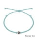thumbnail image 3 of Qarigey Navidad portátil personalizado mujer romántica Navidad chica trenzado brazalete colgante ajustable joyería Festival regalo Ropa, zapatos y accesorios Miscelánea Azul Plata Qarigey AP012364-01, 3 of 6