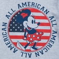 thumbnail image 2 of Disney Store Minnie Mouse Americana 4th of July Crew Neck T Shirt Girls Size 4 XS, 2 of 2