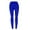 Blue, variant on Women's High Waist Solid Color Yoga Leggings Activewear Fitness Training Pants
