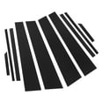 thumbnail image 4 of Pillar Post Side Door Window Cover Trim,Gloss Black Door Window Pillar Post Decal Trim Door Window Pillar Posts Sticker Advanced Technology, 4 of 14