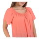 thumbnail image 4 of Blusa Simply Basic M220A02012 Talla G Coral Campesina Estampada, 4 of 4