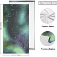 thumbnail image 2 of SKYSONIC Galaxy Soft Hand Towels 2-Piece,14.4" x 28.3" Absorbent Bath Towel Decorative Fingertip Towels for Bathroom Gym Spa Hotel Beach Swimming Pool, 2 of 7