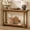 Brown, variant on Tarnorci 54.33" Console Table, Narrow Entryway Sofa Table with Storage Shelves, Brown