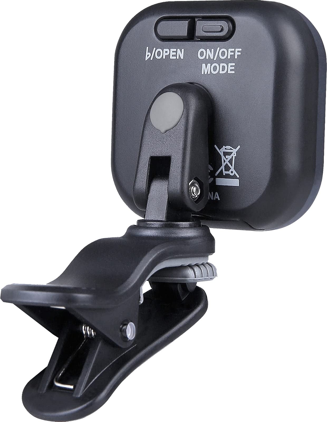 Fender Flash Lite Clip-On Tuner for Acoustic Guitar, Electric Guitar, Bass, Mandolin, Violin, Ukulele, and Banjo