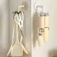 thumbnail image 4 of Nomeni Rack Wall Hook 360 Rotating Wall Hooks Punch Kitchen Utensil Hanging Rack For Spoon Spatula Towel Organizer, 4 of 9