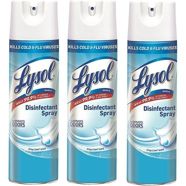 Lysol Disinfectant Spray, 19 oz. each, Pack of 3.