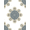 Blue Grey Ivory, Pattern 14, variant on ODIKA Large Grey Neutral Field Symmetrical Repeating Abstract Plush for Dorm Room, Small Living Apartment, Stain Resistant Low Profile