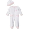 Little Me Baby Girls Prima Ballerina Footie & Matching Hat PREEM