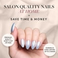 thumbnail image 2 of Press On Nails Glamnetic Something Blue Short Almond, 2 of 6