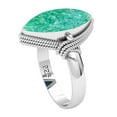 thumbnail image 2 of 925 Sterling Silver Women Jewelry Natural Amazonite Ring, 2 of 10