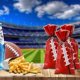 thumbnail image 4 of 100 bolsas de regalo de fútbol, bolsas de golosinas de fútbol, bolsas de golosinas de rugby deportivo, 4 of 5