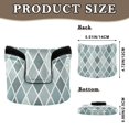 thumbnail image 2 of Haosy Bluish White Block Golf Mallet Putter Cover Strong Magnetic Leather Golf Club Headcover Closure, 2 of 7