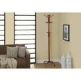 thumbnail image 3 of Monarch Specialties Coat Rack, Hall Tree, Free Standing, 12 Hooks, Entryway, 70"H, Metal, Red, Contemporary, Modern, 3 of 4