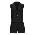 thumbnail image 4 of Jusqu'à 65 % de Rabais! Robes d'Été Mode pour Femmes 2024 Grande Taille Nouveau Ensemble Deux Pièces Uni à Col en V, 4 of 9
