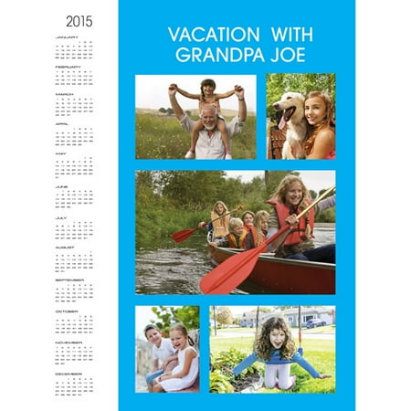 11x14 Calendar Collage Poster, Glossy Poster Paper