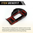 Unique Bargains 2 Pcs Hood Latch Lock Catch Brackets Cover for Jeep