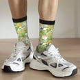 thumbnail image 6 of KLL Gnome and Pineapple Print Cool Socks Men's Women's Crew Socks Funny Crazy Novelty Stockings, 6 of 6