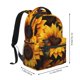 thumbnail image 2 of Fotbe Vibrant Sunflower Blooms Mochila Casual con Estampado para Escuela, Viajes y Actividades al Aire Libre - Duradera, Ligera y Cómoda, 2 of 5