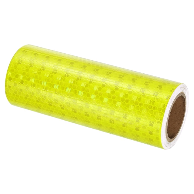 Unique Bargains Reflective Tape, 6' x 10 FT Waterproof Adhesive Warning Safety Tape, Fluorescent Yellow