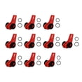 thumbnail image 1 of jinwen 10 Pcs Outils de Pêche pour Hameçons de vers Pêche Professionnelle Rouge, 1 of 9