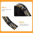 thumbnail image 3 of Miangastore 1 Roll of Graduation Gift Packaging Ribbon DIY Bowknot Making Ribbon Graduation Elements Ribbon, 3 of 8