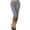 Gray, variant on SwiftWear Women's Solid Color Button. Zip Capri Pants with Elastic Waist Casual Capris with Slim Fit & Easy Care​​