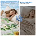 thumbnail image 2 of Sunflower Cooling Blanket, Lightweight Breathable Summer Throw Blanket with Double Sided Cold Effect, Green Botanical Summer Spring Vintage Picnic Beach Blankets Bed Sheet for Hot Sleepers 60"x80", 2 of 8