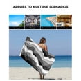 thumbnail image 6 of Grey Ombre Bath Towels for Bathroom Set,Luxury Microfiber Towels Gifts for Women,Quick Dry Beach Kitchen Hand Hair Face Towel and Dish Washcloth,Modern Geometric Moire Abstract Art Yoga Towels+Set, 6 of 7
