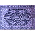 thumbnail image 1 of Ahgly Company Indoor Rectangle Persian Blue Traditional Area Rugs, 6' x 9', 1 of 4