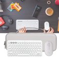 thumbnail image 4 of Funda para Teclado Aproca para Logitech Pebble 2 Combo Gris, 4 of 9