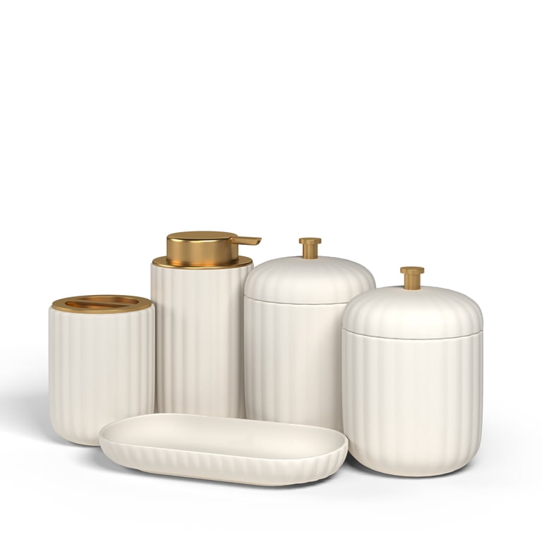 Beautiful By Drew Barrymore Bathroom Tray, Off-White photo 6
