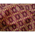 thumbnail image 4 of oneOone Silk Tabby Fabric Paisley Ikat Print Fabric BTY 42 Inch Wide, 4 of 4