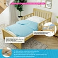 thumbnail image 2 of Twin Bed with Two Guard Rails, Natural, 2 of 9