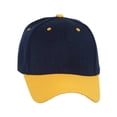 thumbnail image 2 of Two-Tone   Adjustable Baseball Cap, Navy Gold, 2 of 2