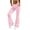 Pink, variant on Maplenight Womens Flare Yoga Pants High Waisted Stretchy Soft Bootcut Pants with Pockets Athletic Workout Jogging Gym Active Pants