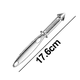 thumbnail image 2 of Cuchillo para pelar de doble cara Pelador multifunción - Titanio Negro Plata MFZFUKR CPB-US-CJZ432-6, 2 of 6