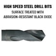 thumbnail image 2 of saney 55/64" Reduced Shank High Speed Steel Drill Bit with 1/2" Shank, DWDRSD Series, 2 of 9