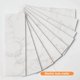 thumbnail image 2 of Baldosas de cocina VAOVI para pelar y pegar, color blanco Carrara, 2 of 7