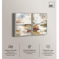 thumbnail image 2 of Edge of the Land Serenity Duo Canvas Print Boho Wall Decor by Art Remedy, Silver Frame, 30 x 45, 2 of 6