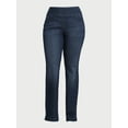 thumbnail image 6 of Sofia by Sofia Vergara Women's and Women's Plus Melisa Flare High Rise Pull On Jeans, 30.5", 32.5" and 34.5" Inseams, Sizes 0-28, 6 of 6