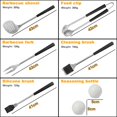 thumbnail image 3 of Juego de herramientas para barbacoa Jishi, 8 piezas, accesorios para parrilla con temática de golf, 3 of 7