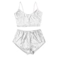 thumbnail image 5 of Tbopshirt Sexy Lingerie for Women,Womens Lingeries Set New Women Fashion Lingerie Velvet Camisole Bow Shorts Set Plus Size Bra Underwear,Valentines Day Gift for Her, 5 of 9