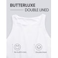 thumbnail image 3 of CRZ YOGA Womens Butterluxe Double Lined Cropped Tops Racerback Tanks Sleeveless Casual Workout Crop Shirts, 3 of 6