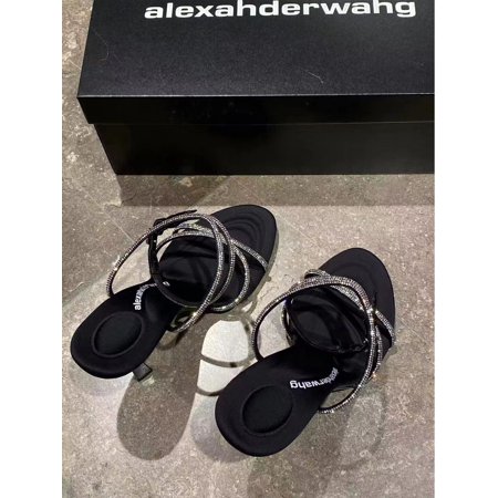 

Nice! style sandals women‘s new rhinestone cross strap sexy stiletto heel high heels