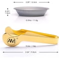 thumbnail image 2 of AM Metal Incense Burner Dish and Metal Tong - Metal Cup (Pack of 4) and Metal Tong (Pack of 1) Use with Any Electric Or Charcoal Incense/Bakhoor Burner, 2 of 7