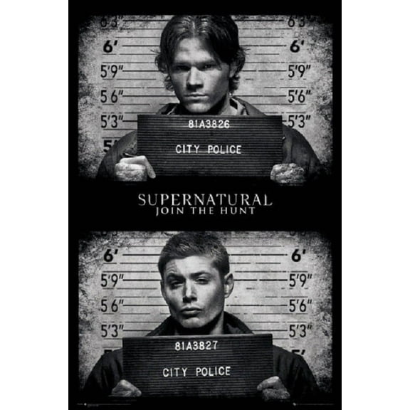 Supernatural - Mug Shots Laminated Poster (24 x 36)